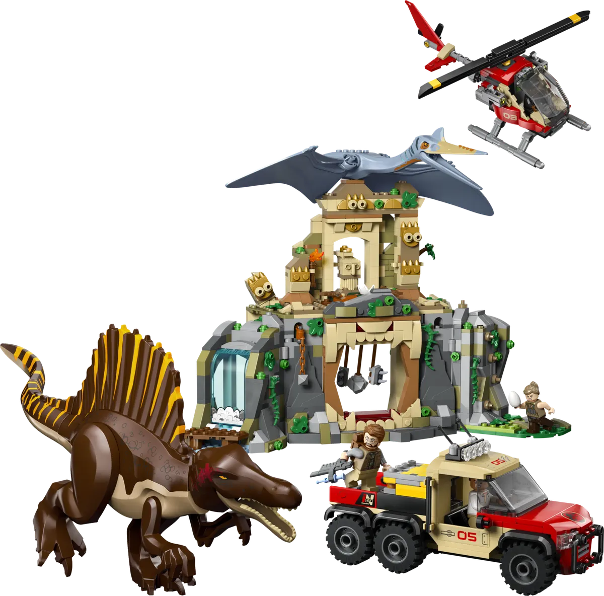 LEGO Jurassic World™ Luftmission: Spinosaurus og quetzalcoatlus 76976