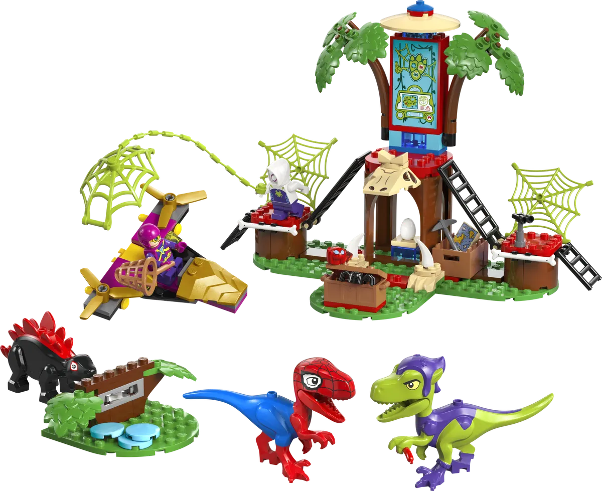 LEGO Marvel Spidey og Gobbys raptorkamp ved hovedkvarteret 11200