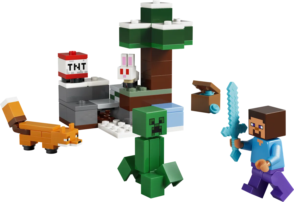 LEGO Minecraft® Steves tajga-eventyr 21583