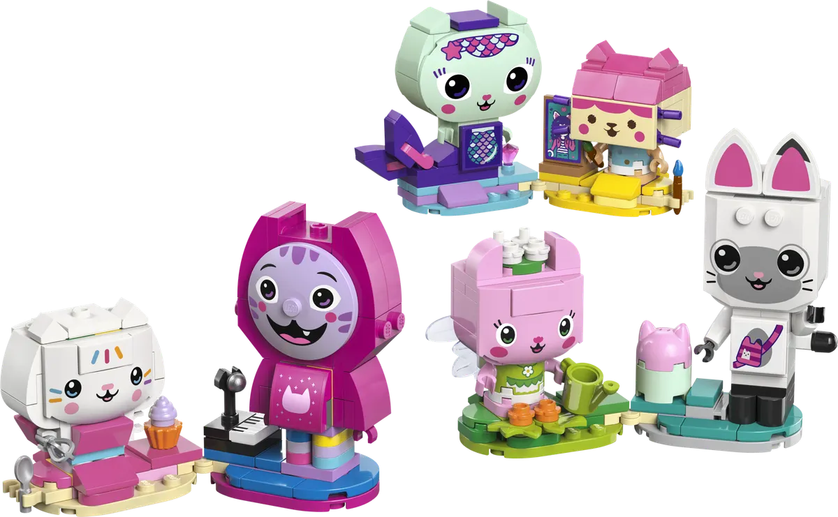 LEGO Gabby's Dollhouse Gabbys klodsbyggede kattevenner 11215