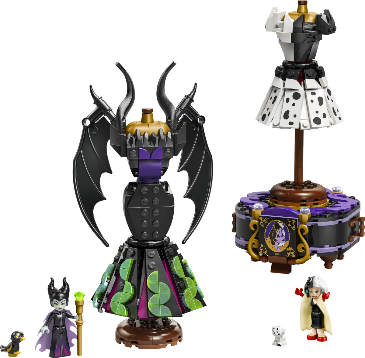 LEGO Disney™ Maleficents og Cruella De Vils kjoler 43262