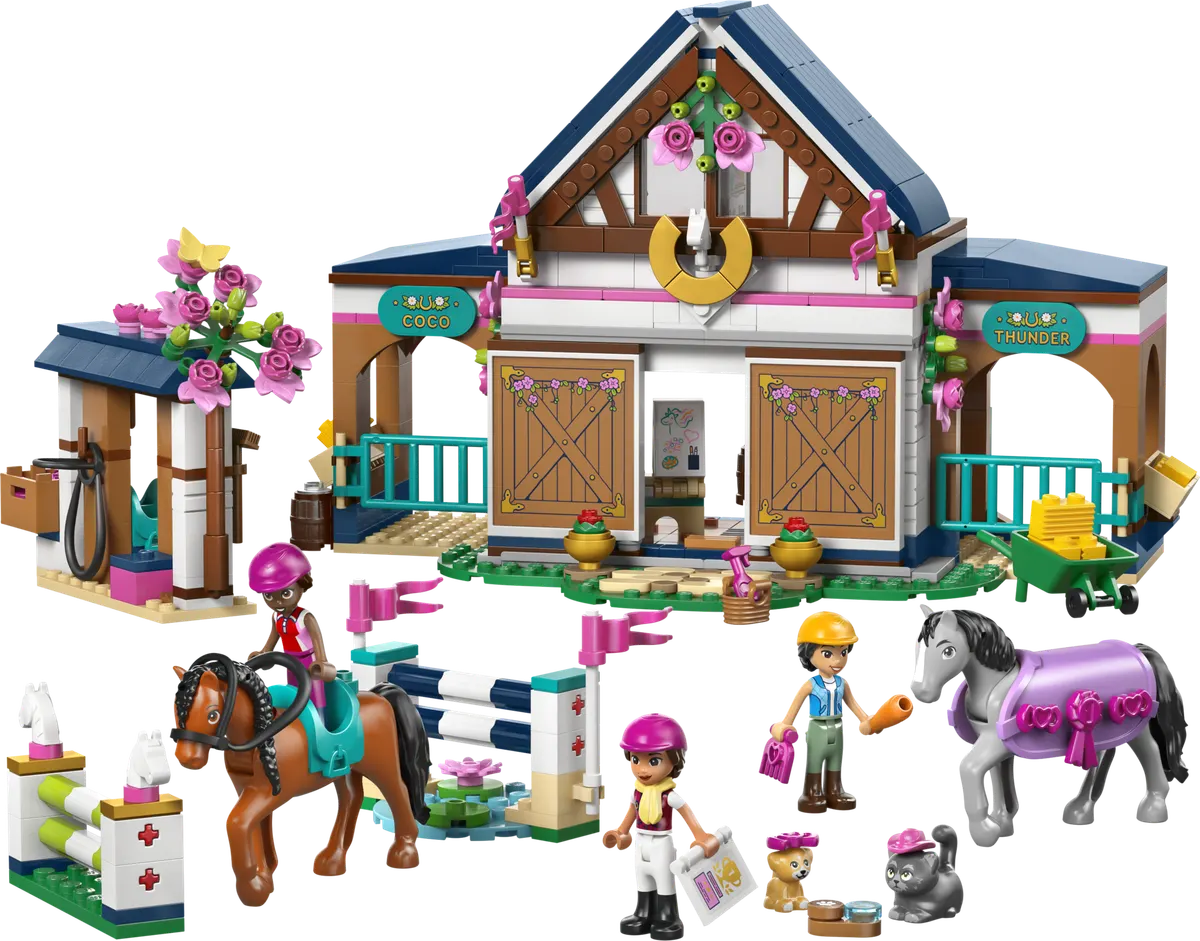 LEGO Friends Hestestald og rideskole 42688