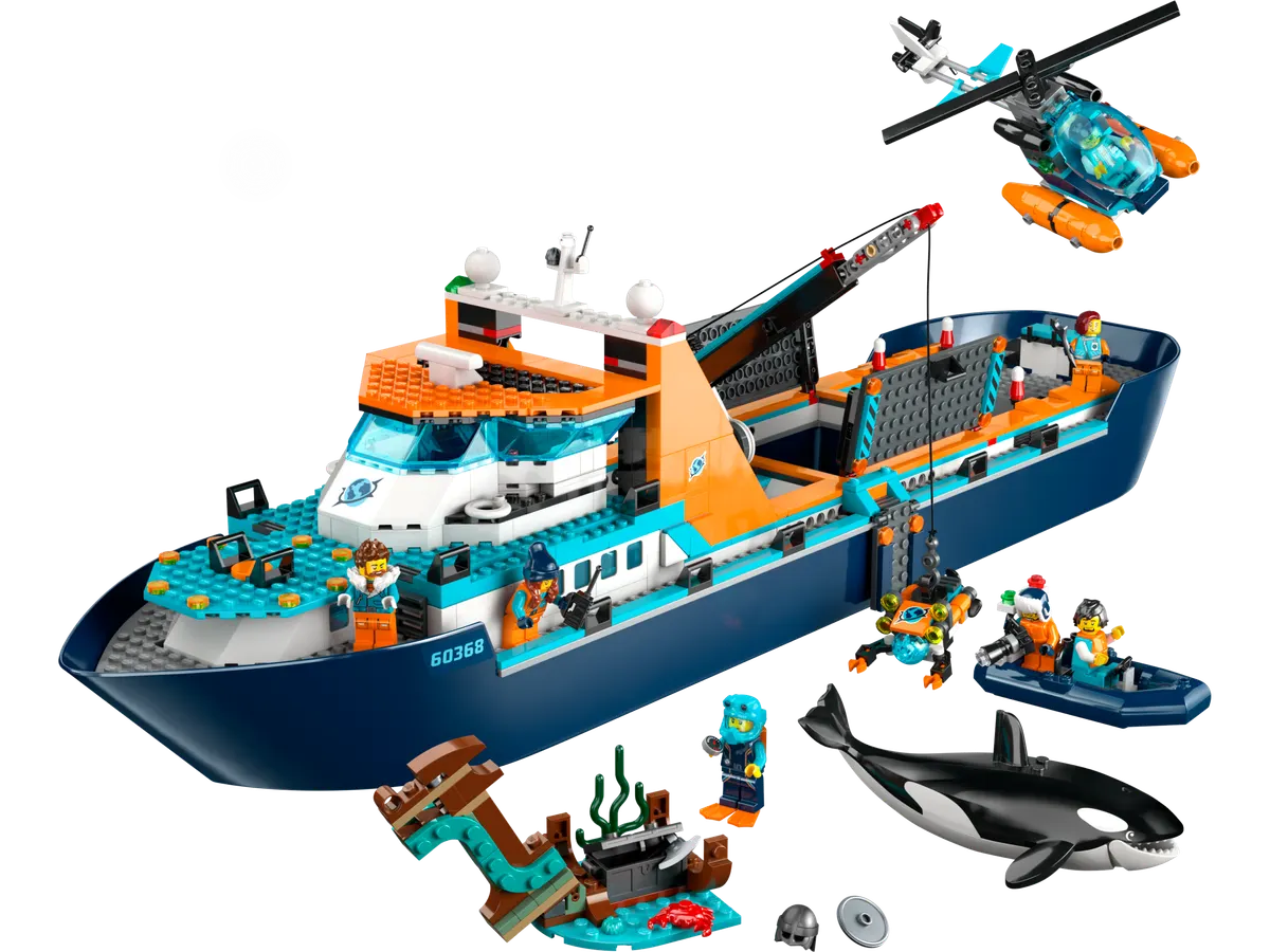 LEGO City Polarudforskningsskib 60368