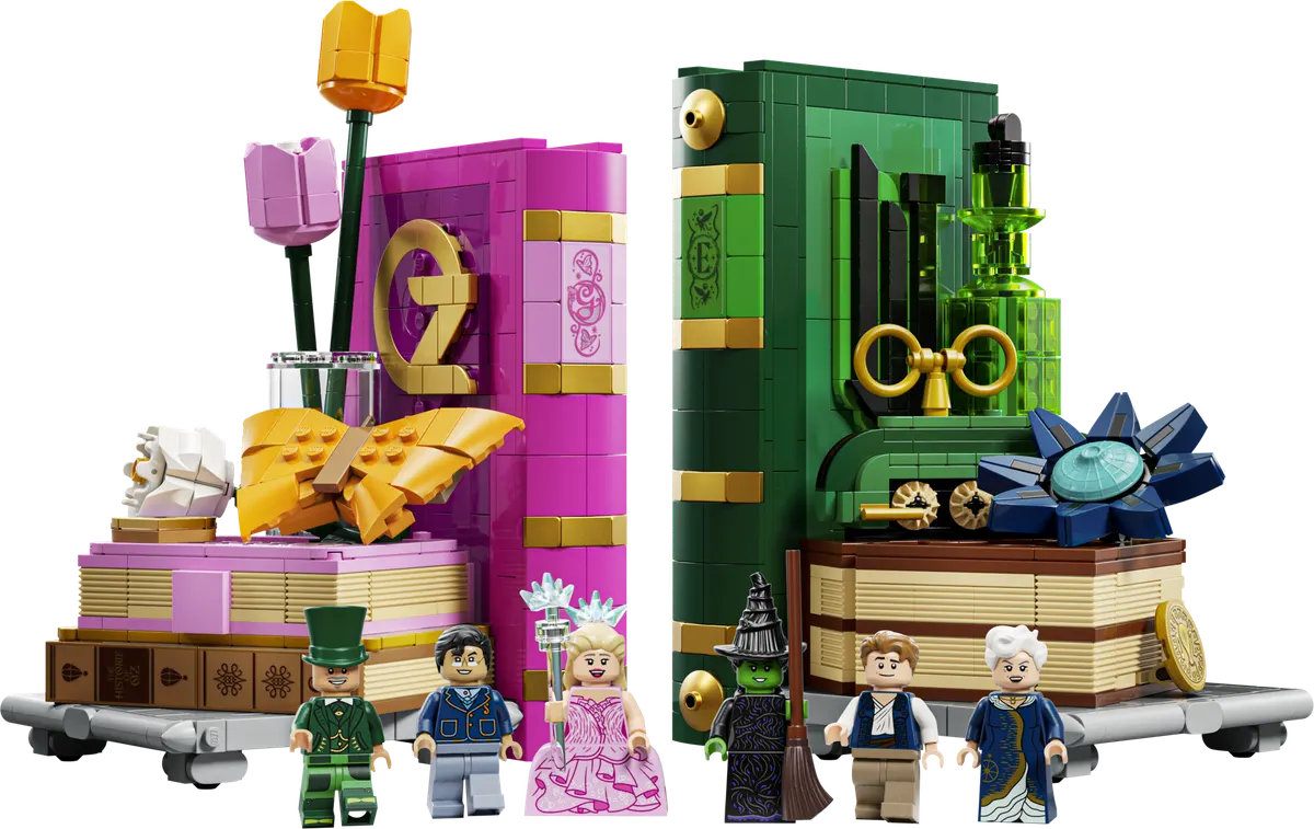 LEGO Wicked Glinda og Elphaba-bogstøtter 75691