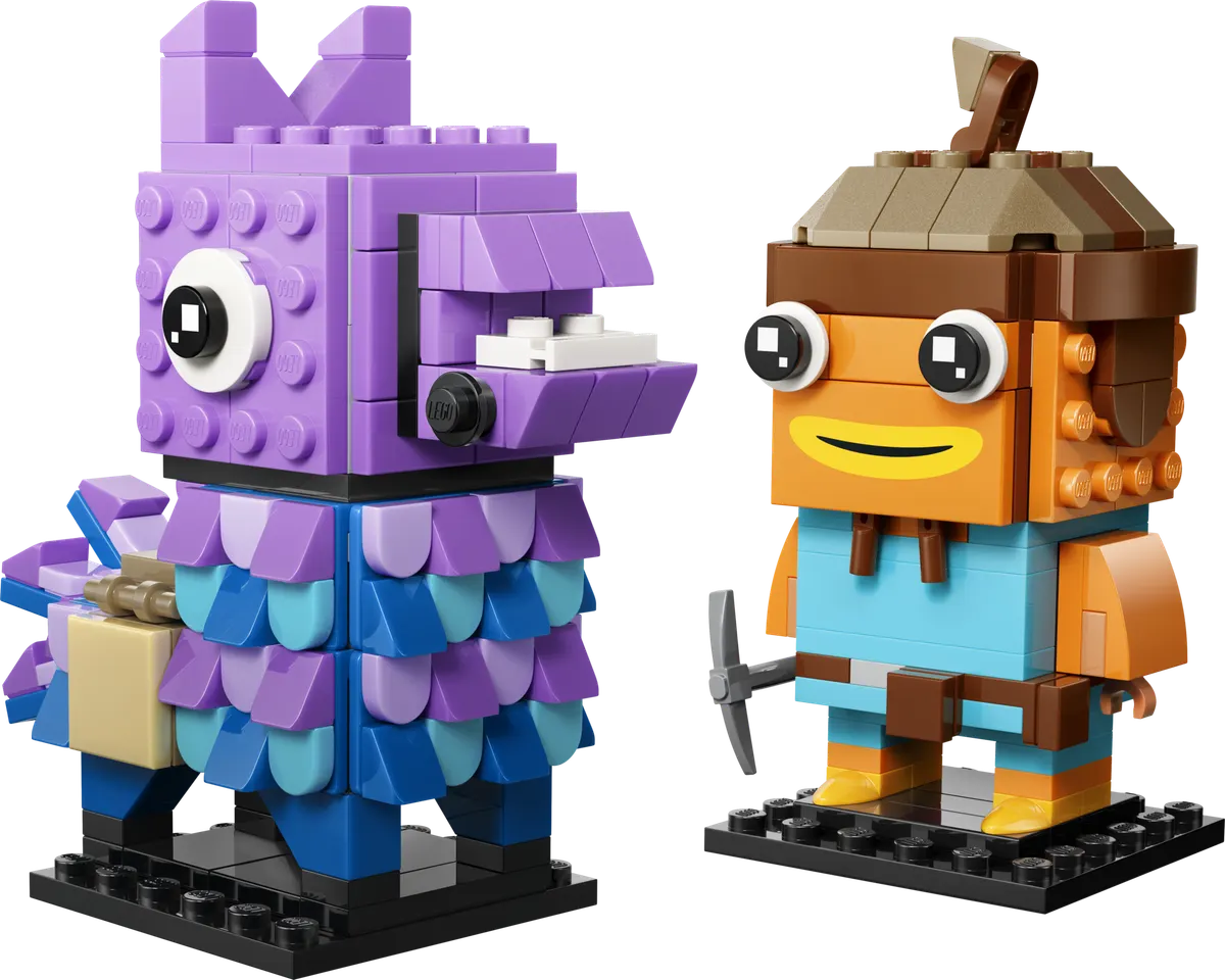 LEGO Fortnite Figurer af Supply Llama og Fishstick 40881