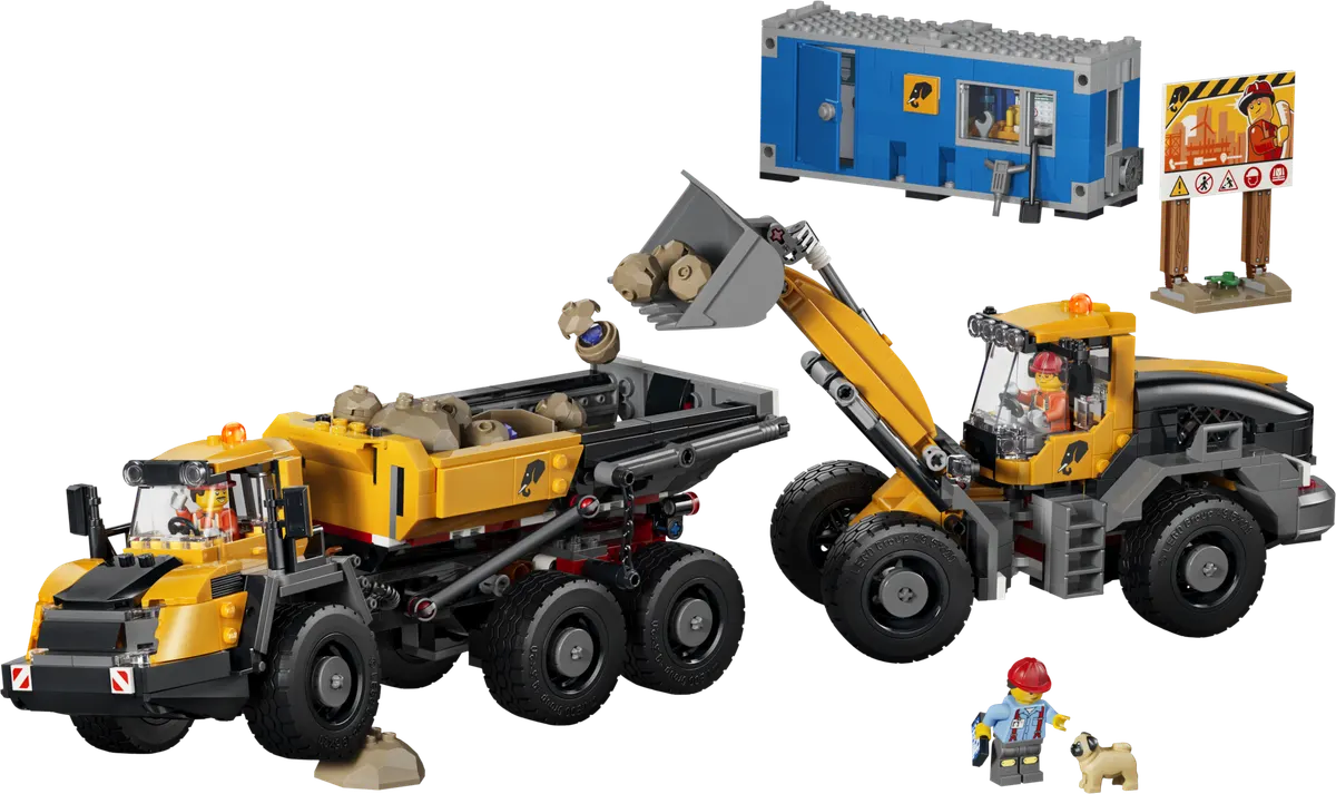 LEGO City Frontlæsser og lastbil med tippelad 60494