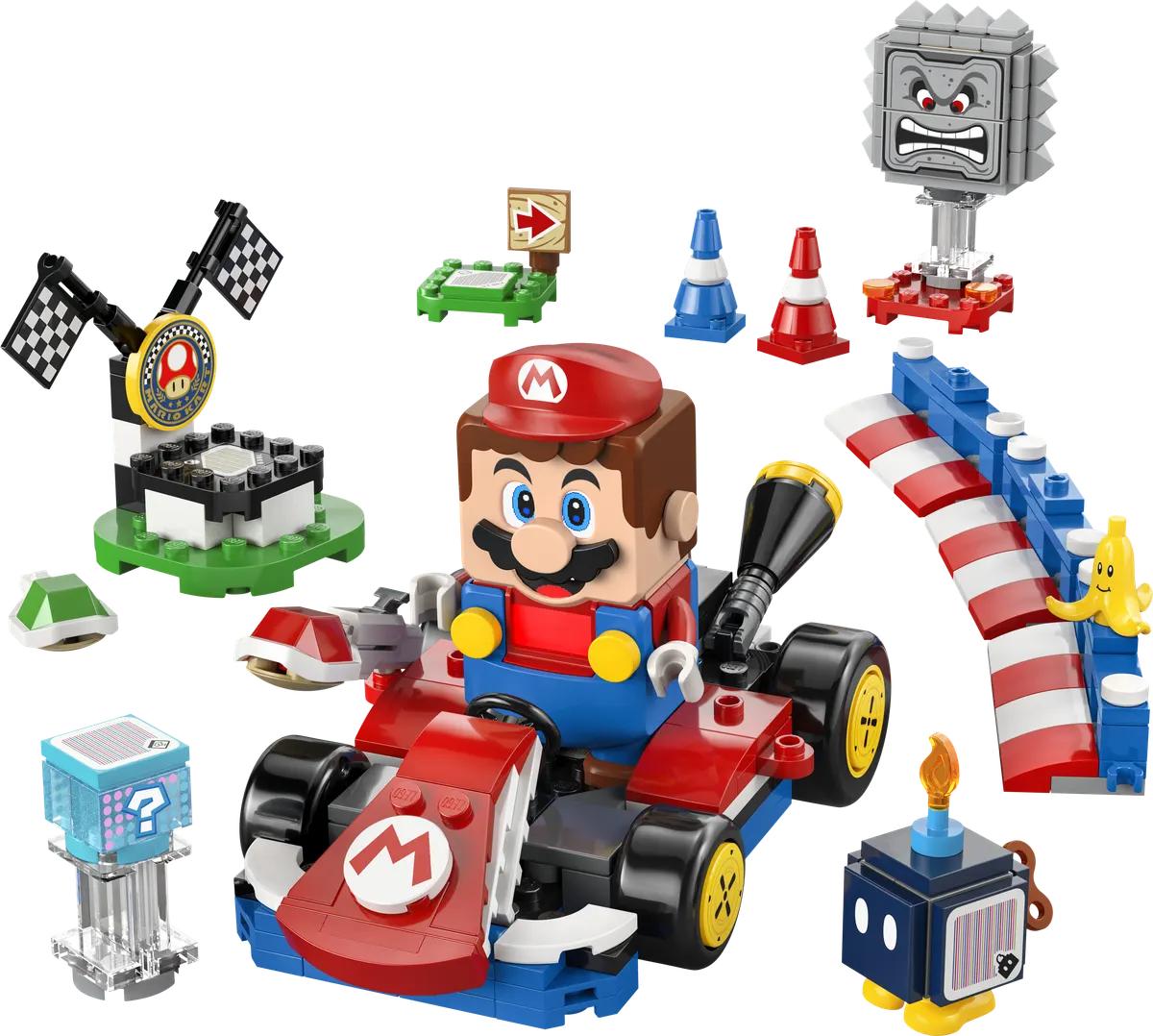 LEGO Super Mario™ Mario Kart - Interaktiv LEGO Mario og Standard Kart 72043