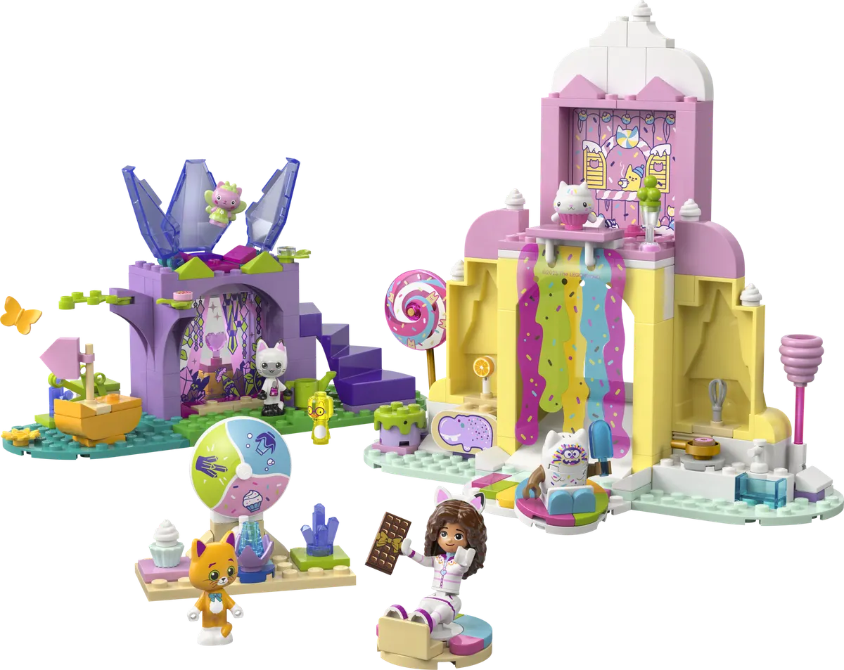 LEGO Gabby's Dollhouse Gane-guf-bjerget og Kattehaven 11205