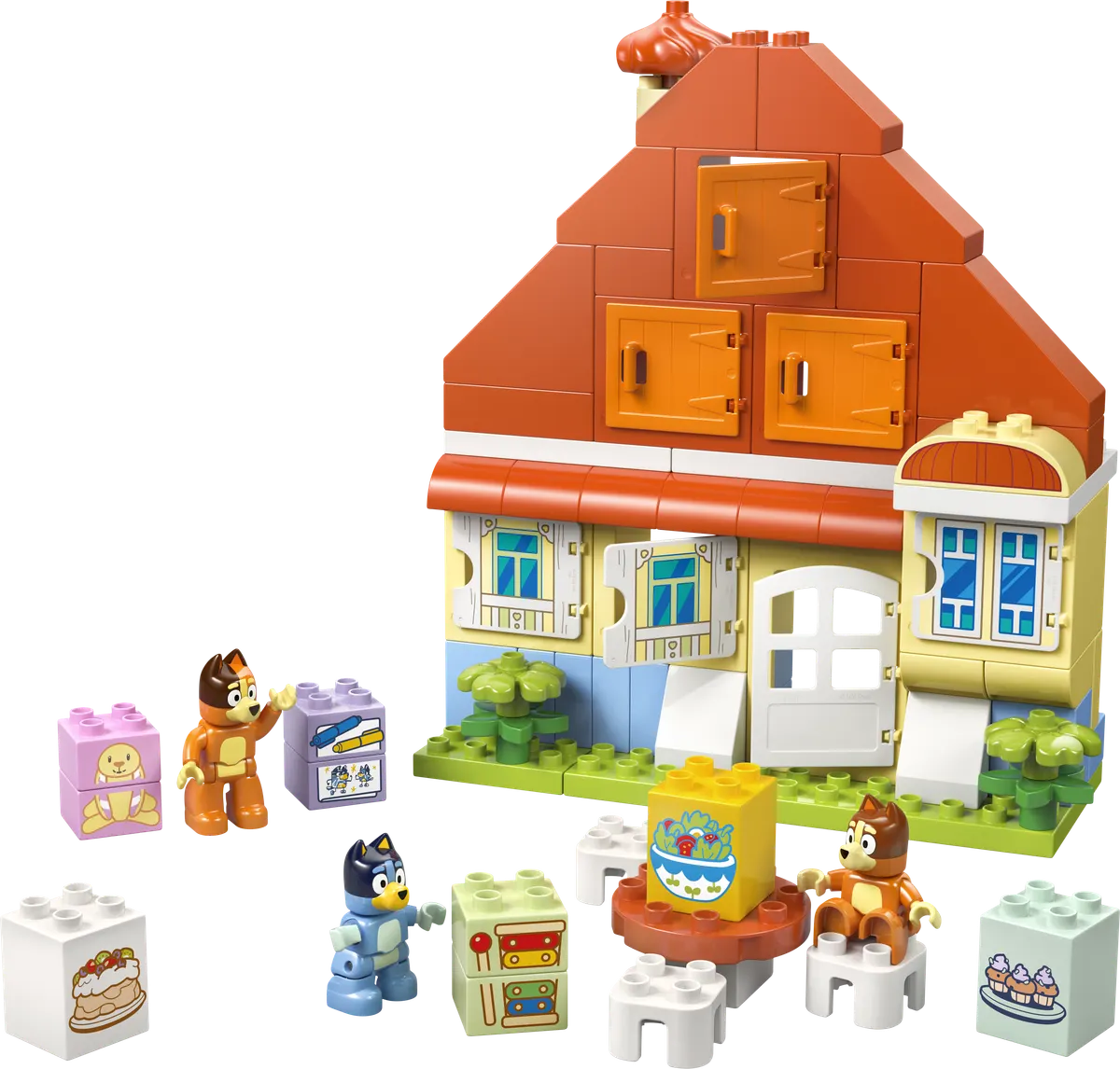 LEGO Bluey Blueys families hus med huskespil 10459