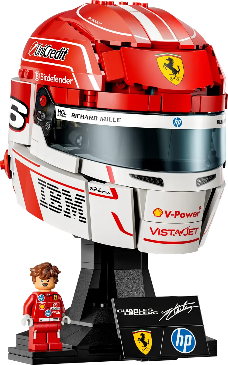 LEGO Editions Scuderia Ferrari HP Charles Leclerc-hjelm 43014