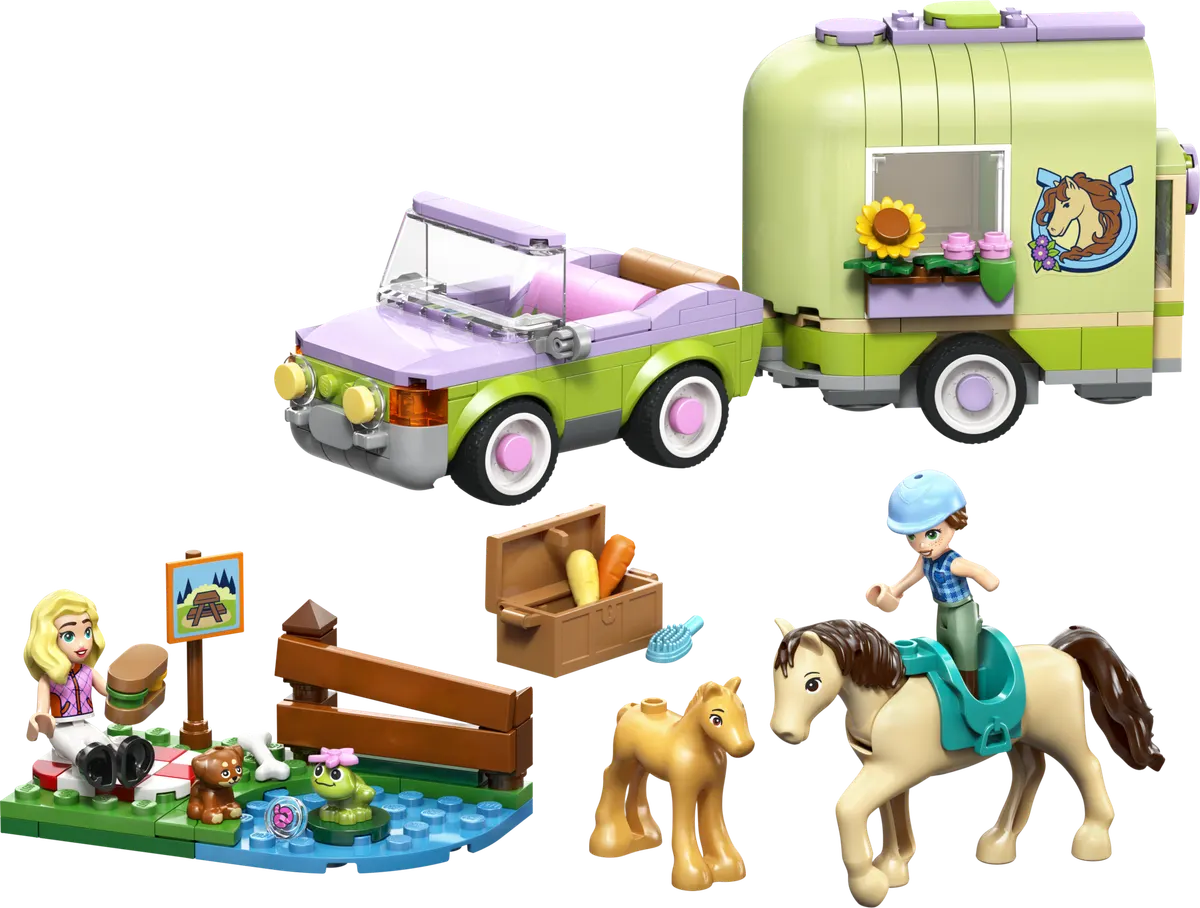 LEGO Friends Heste- og føltrailer 42695