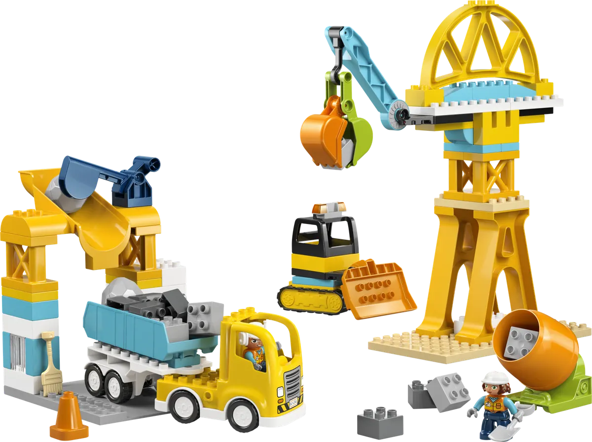 LEGO DUPLO® 3-i-1 Byggeplads med køretøjer 10476