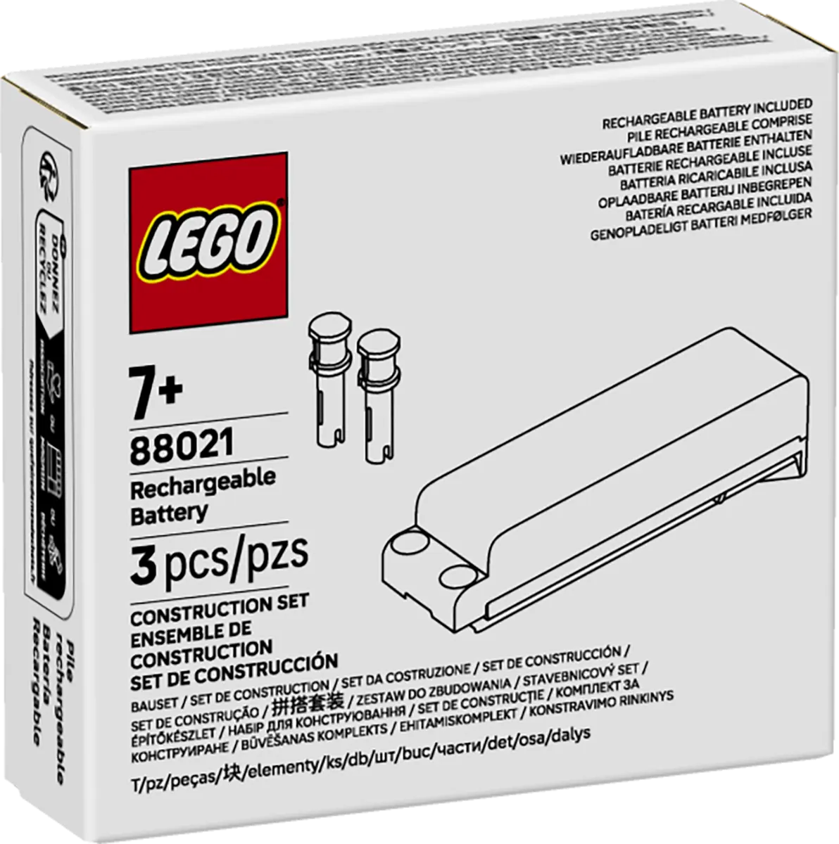 LEGO Powered UP Genopladeligt batteri 88021