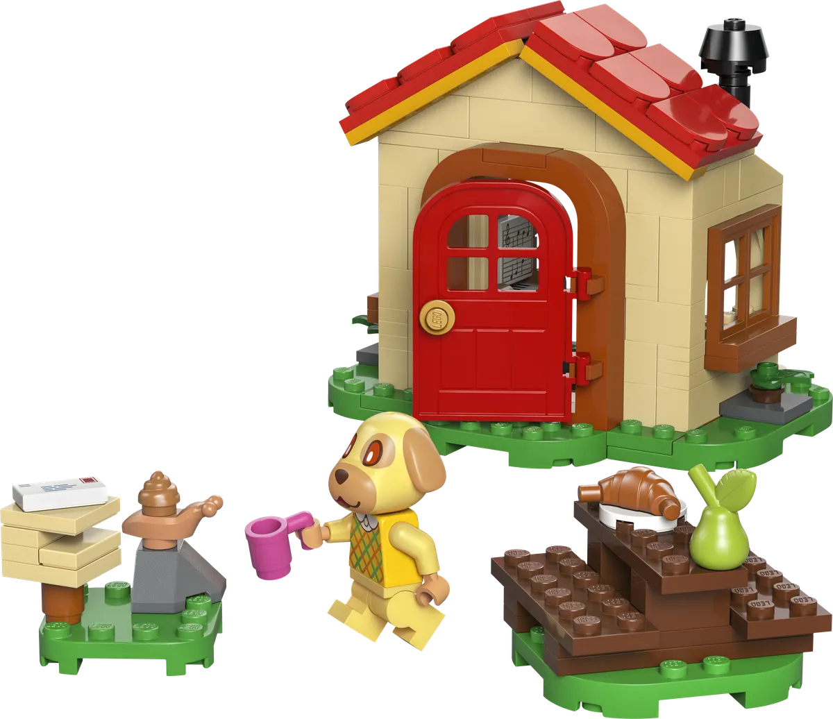 LEGO Animal Crossing™ Goldie i sit hyggelige hus 77058