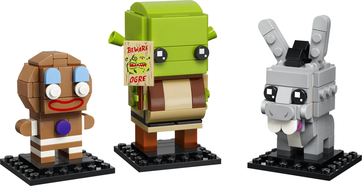 LEGO Shrek Shrek, Donkey & Gingy Figures 40923