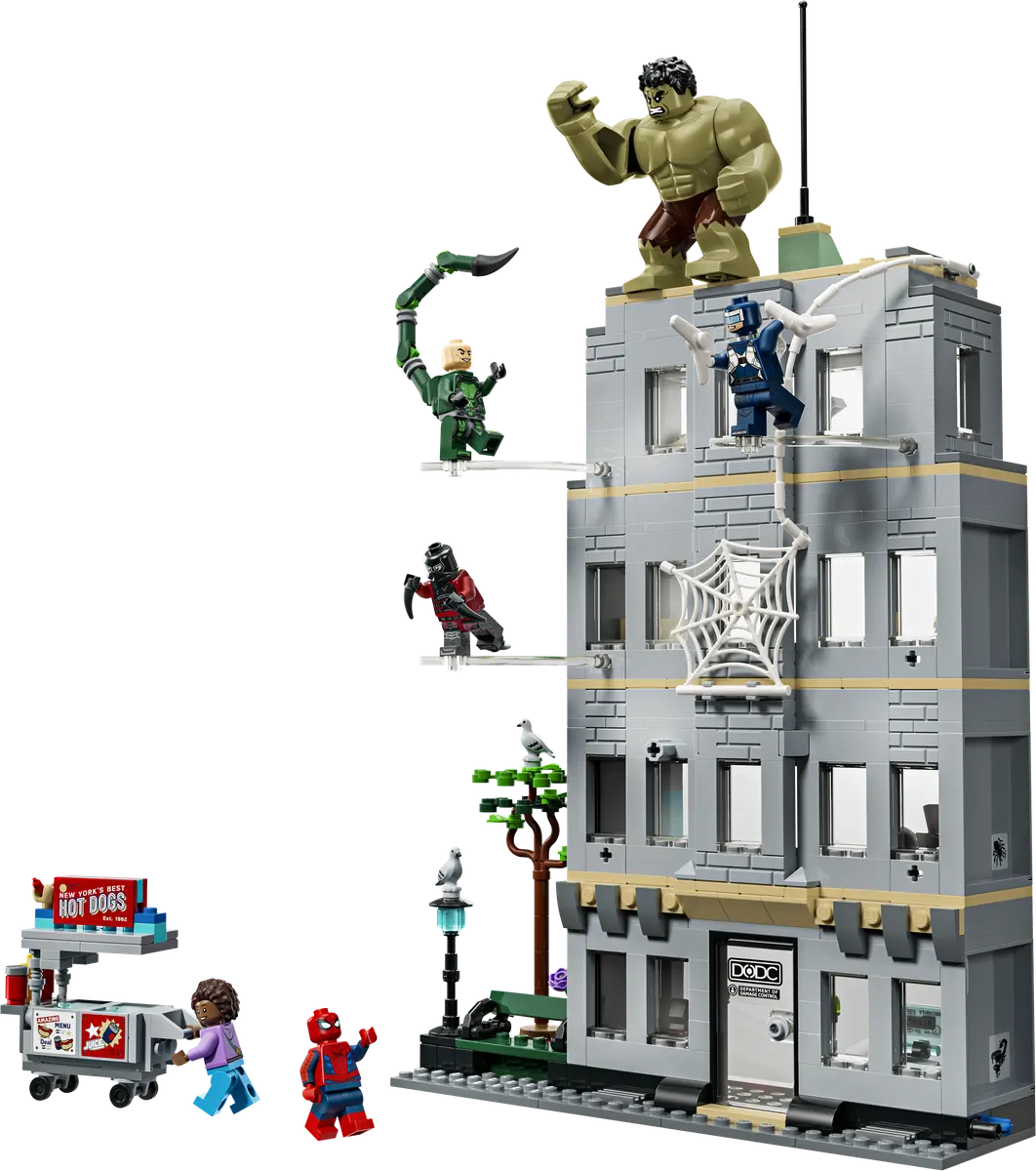 LEGO Marvel Spider-Man mod Hulk - episk opgør 76350