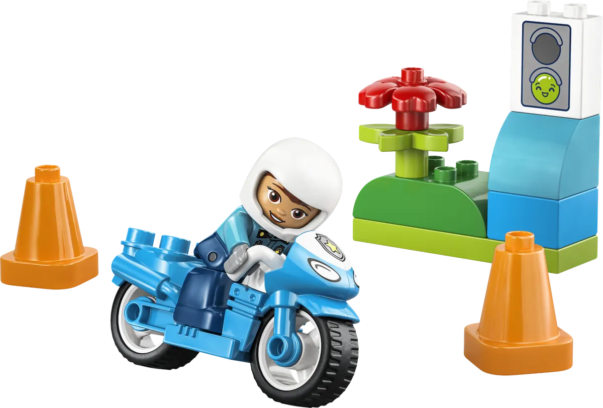 LEGO DUPLO® Blå politimotorcykel 10471