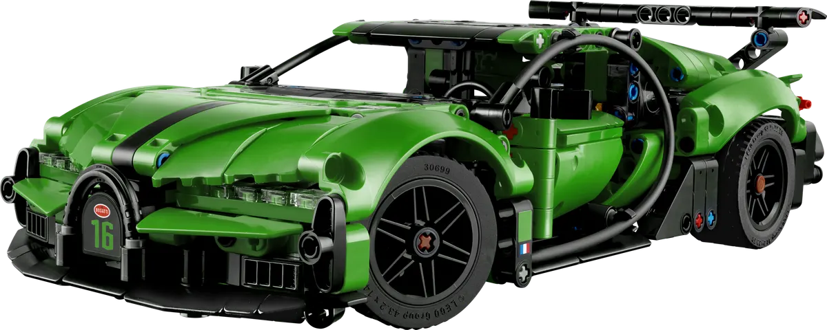 LEGO Technic Grøn Bugatti Chiron Pur Sport-hyperbil 42241